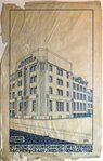 Overzichtstekening.
<br/>
Bouwdossier Singel 46/48, 1918-1920